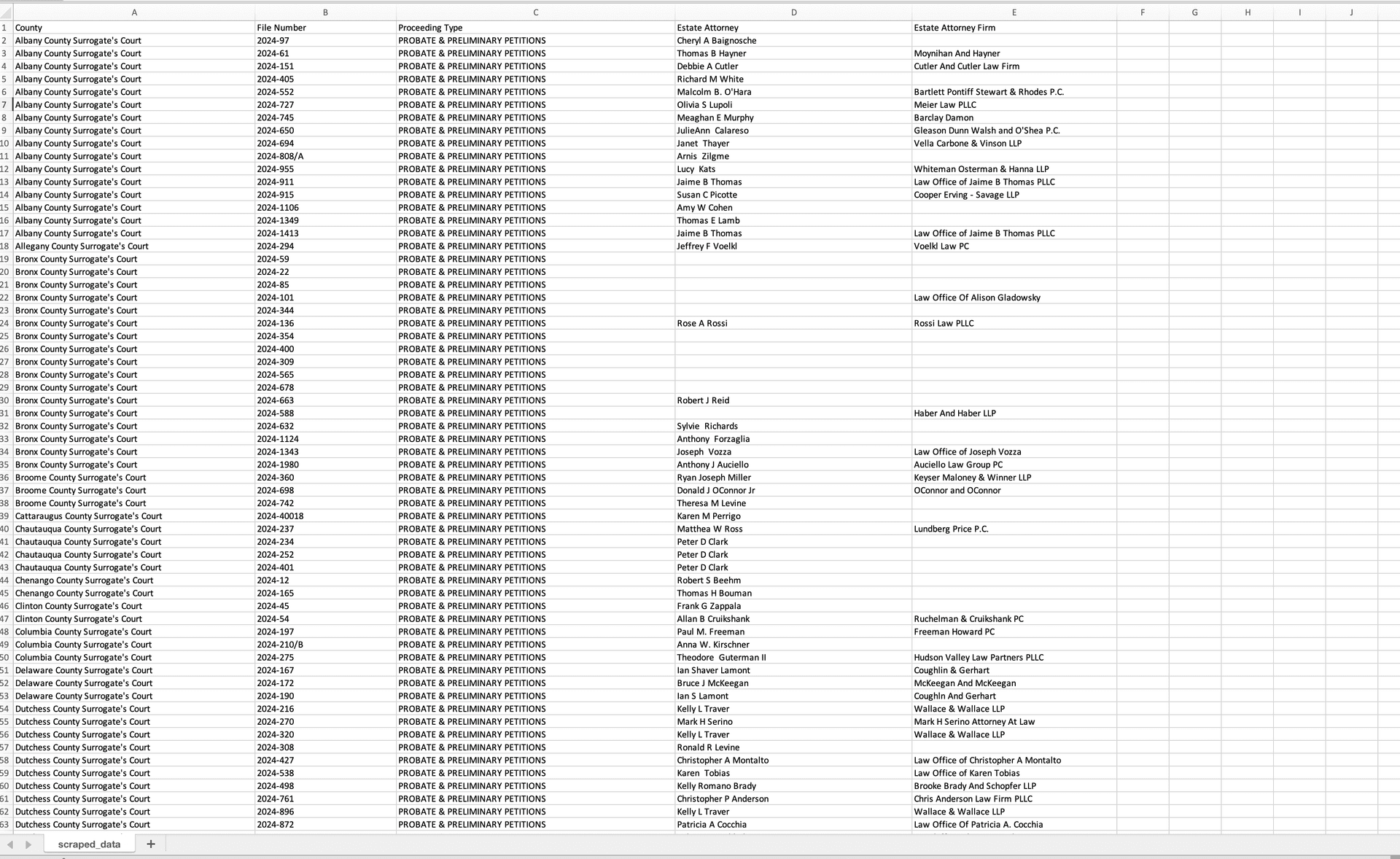 New York Surrogate Court Scraper screenshot 12