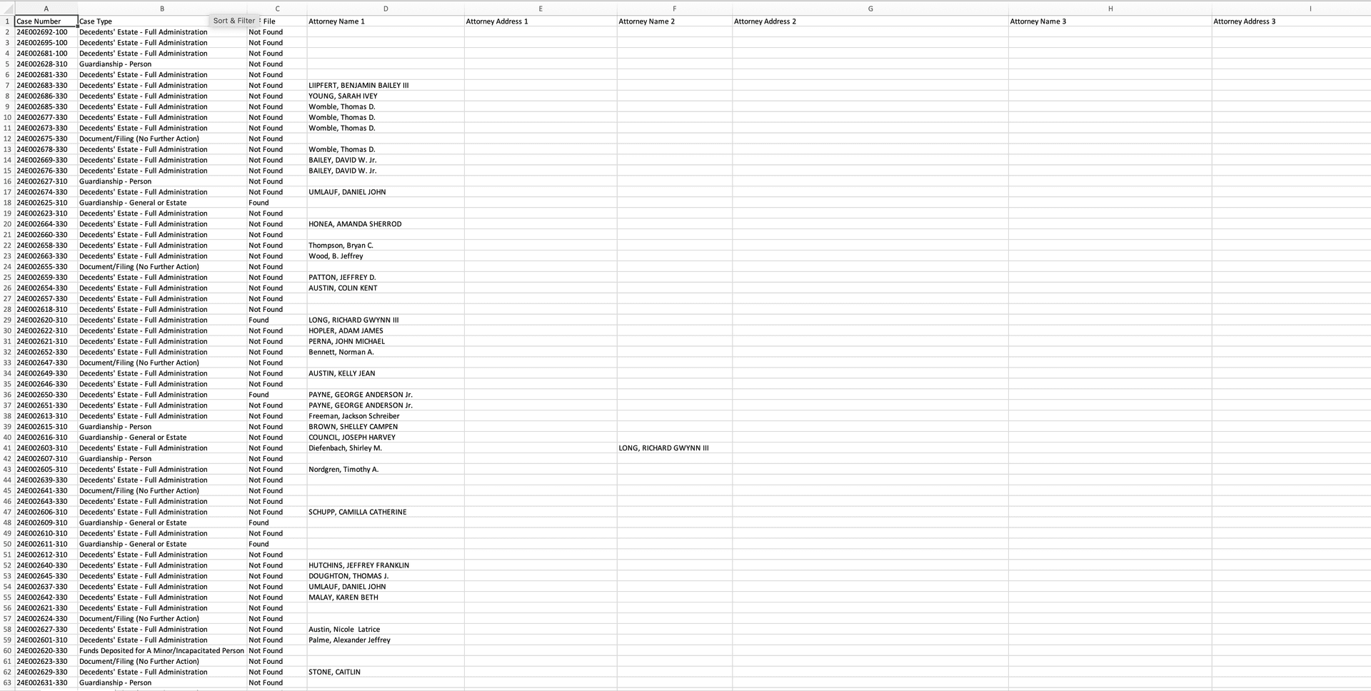 North Carolina Court Portal Scraper screenshot 5