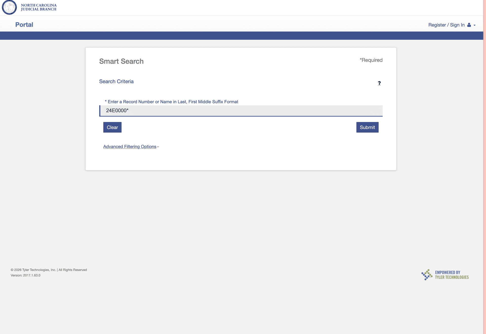 North Carolina Court Portal Scraper screenshot 2