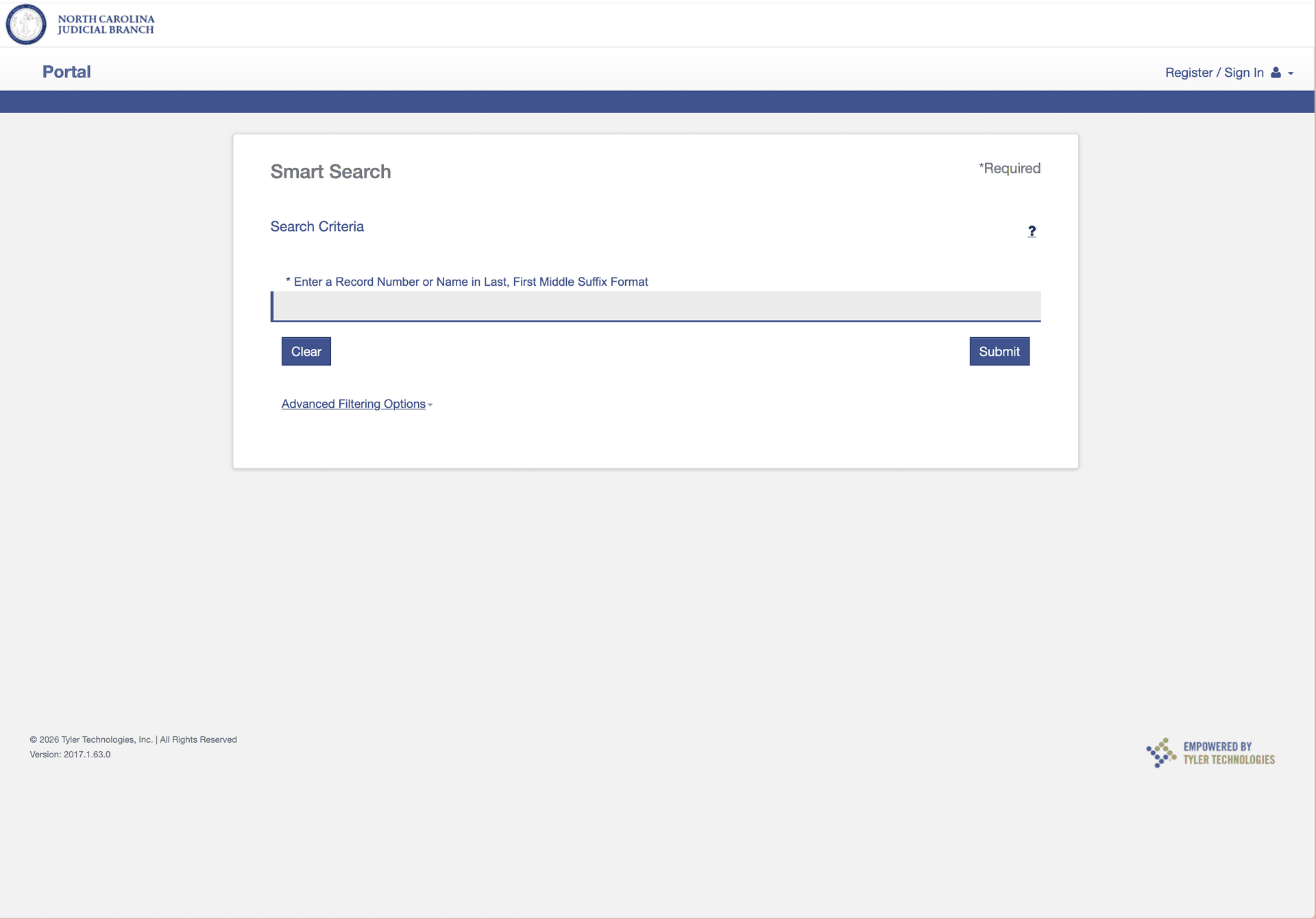 North Carolina Court Portal Scraper screenshot 1